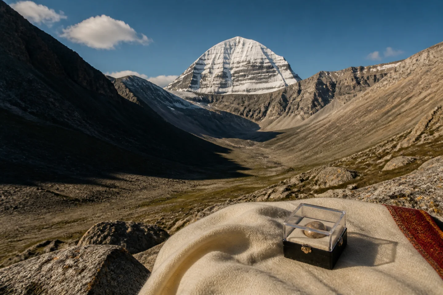 Кайлас: концептуальное изображение путешествия камня